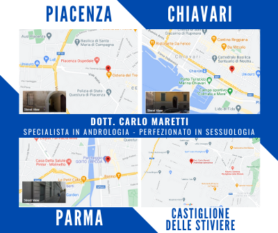 Visita andrologica Andrologo Maretti le sedi